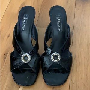 Black Brighton Sandals